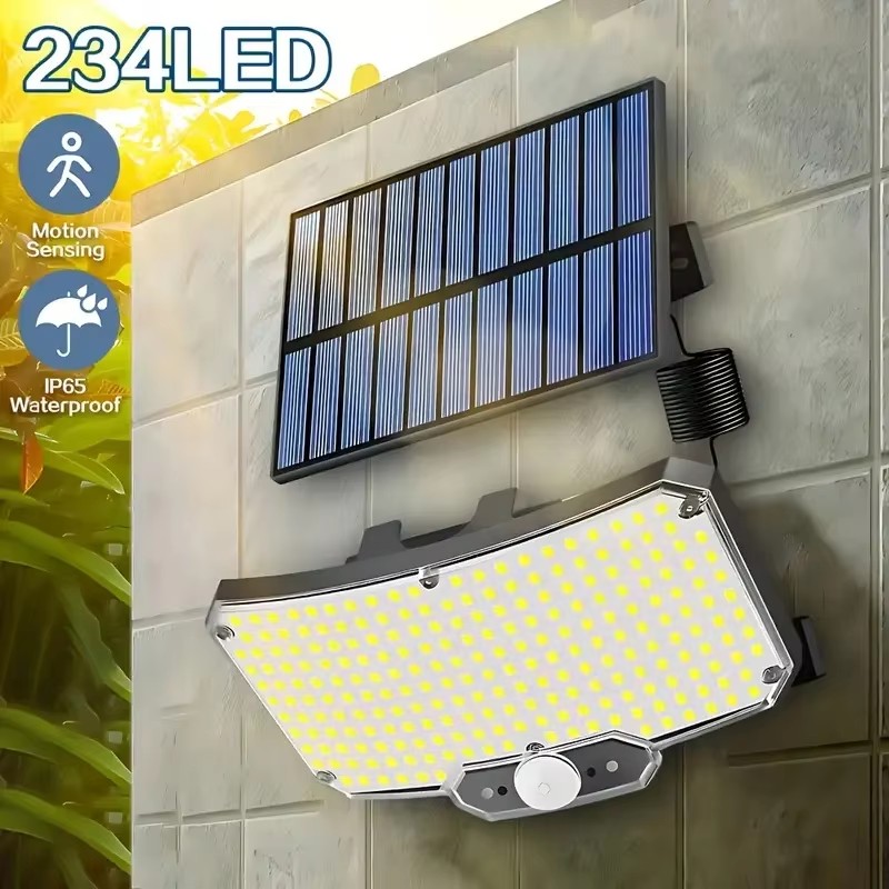 Solar Garden Light - 234 LED Solarne Lampy Zewnętrzne z