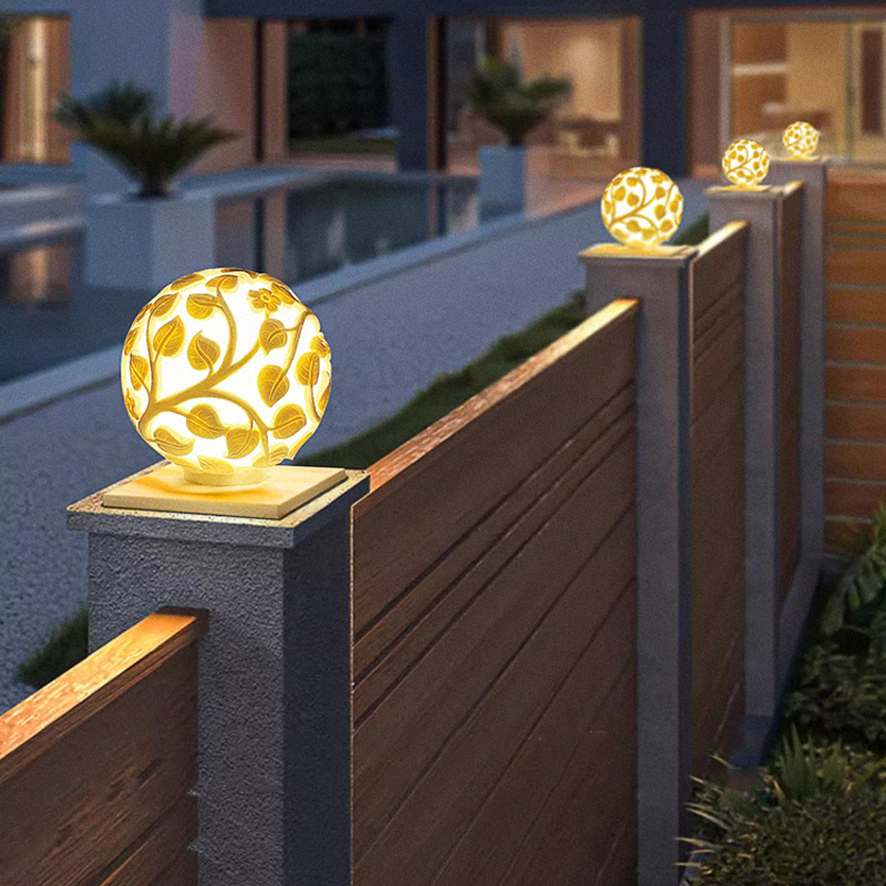 Solar Garden Light - Zewnętrzne lampy słupkowe, solarne lampy słupkowe