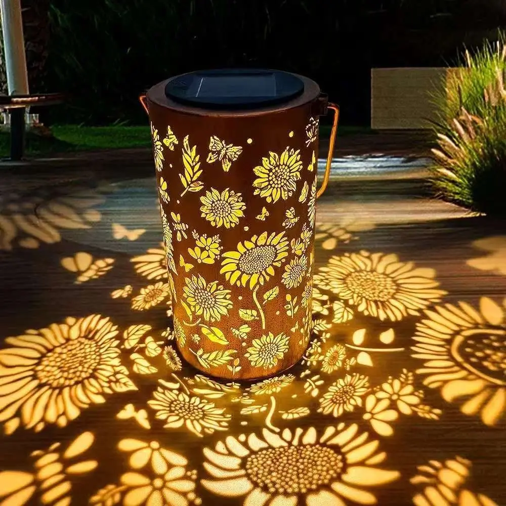 Solar Garden Light - Lampa słonecznikowa z efektem światła i