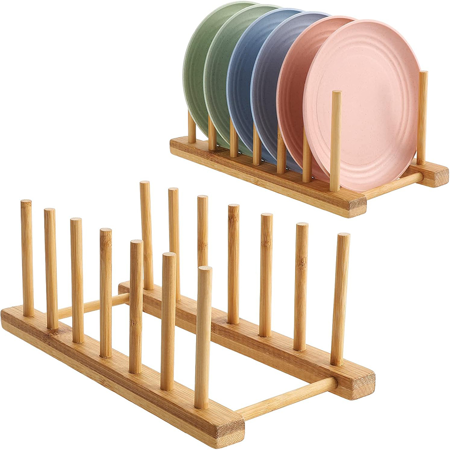 Bamboo Cutlery - 1 sztuk/2 sztuk bambusowy stojak na