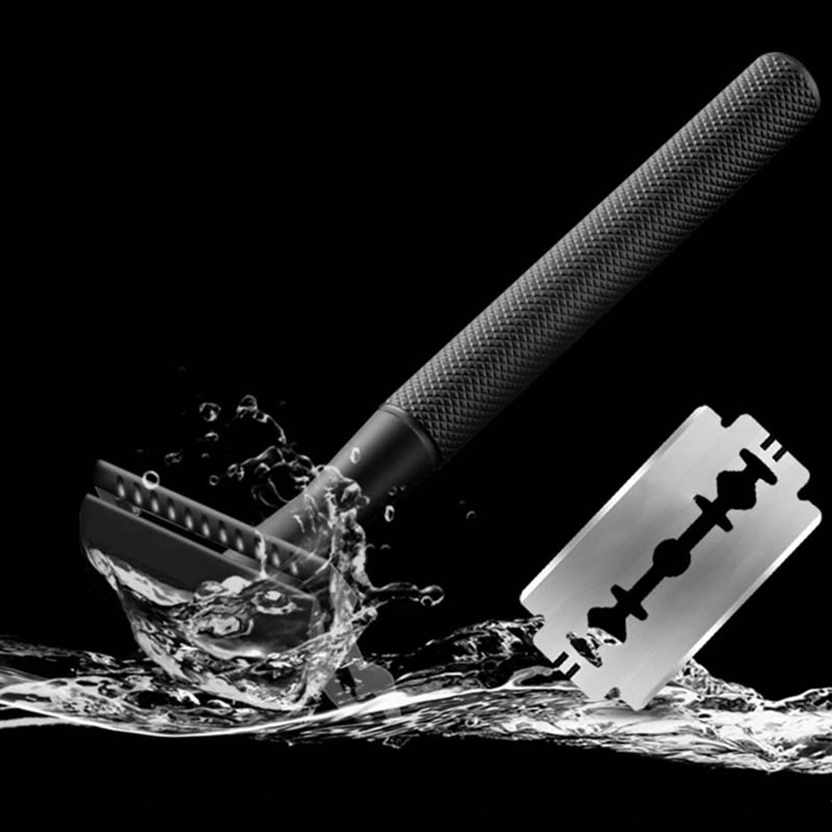 Czarna, obciążona rękojeść, be – Safety Razor Handle recenzja i cena