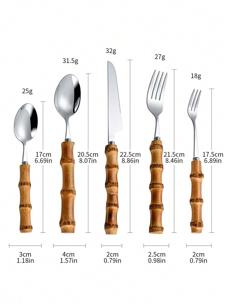 30-częściowy zestaw sztućców z – Bamboo Cutlery recenzja i cena