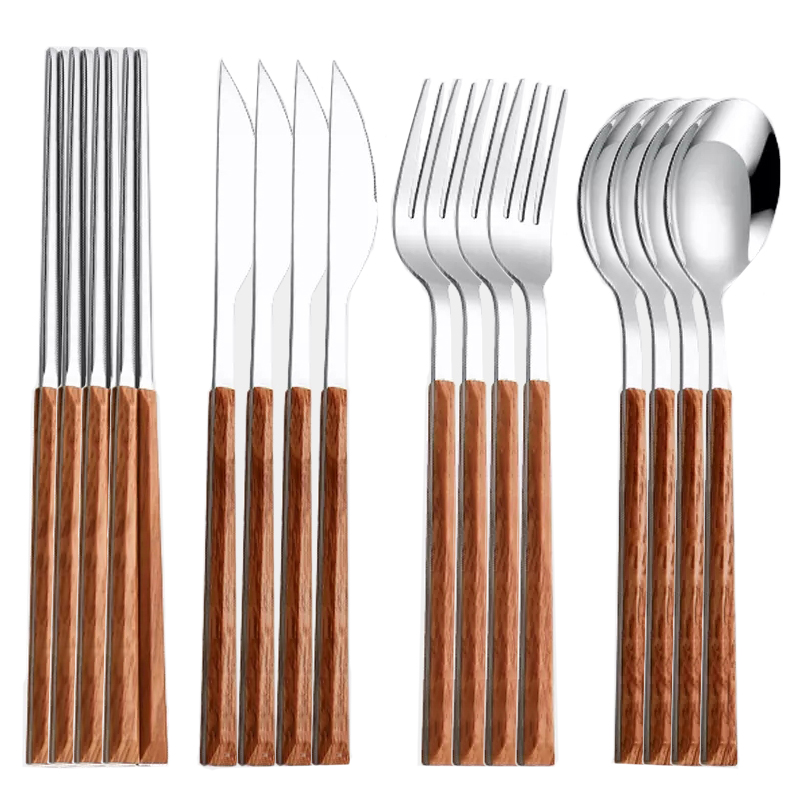 Zestaw sztućców z drewnianą rą – Bamboo Cutlery recenzja i cena