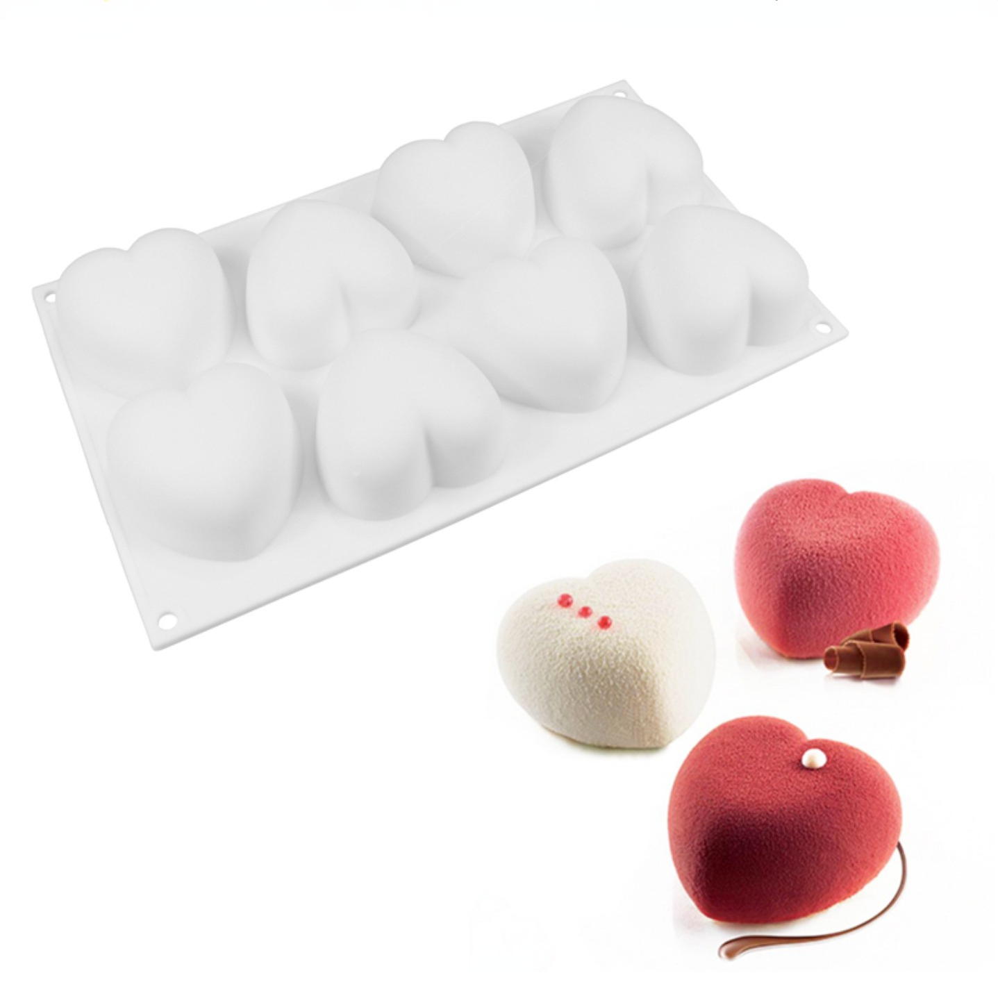 Miłość serce silikonowe formy  – Eco Soap recenzja i cena