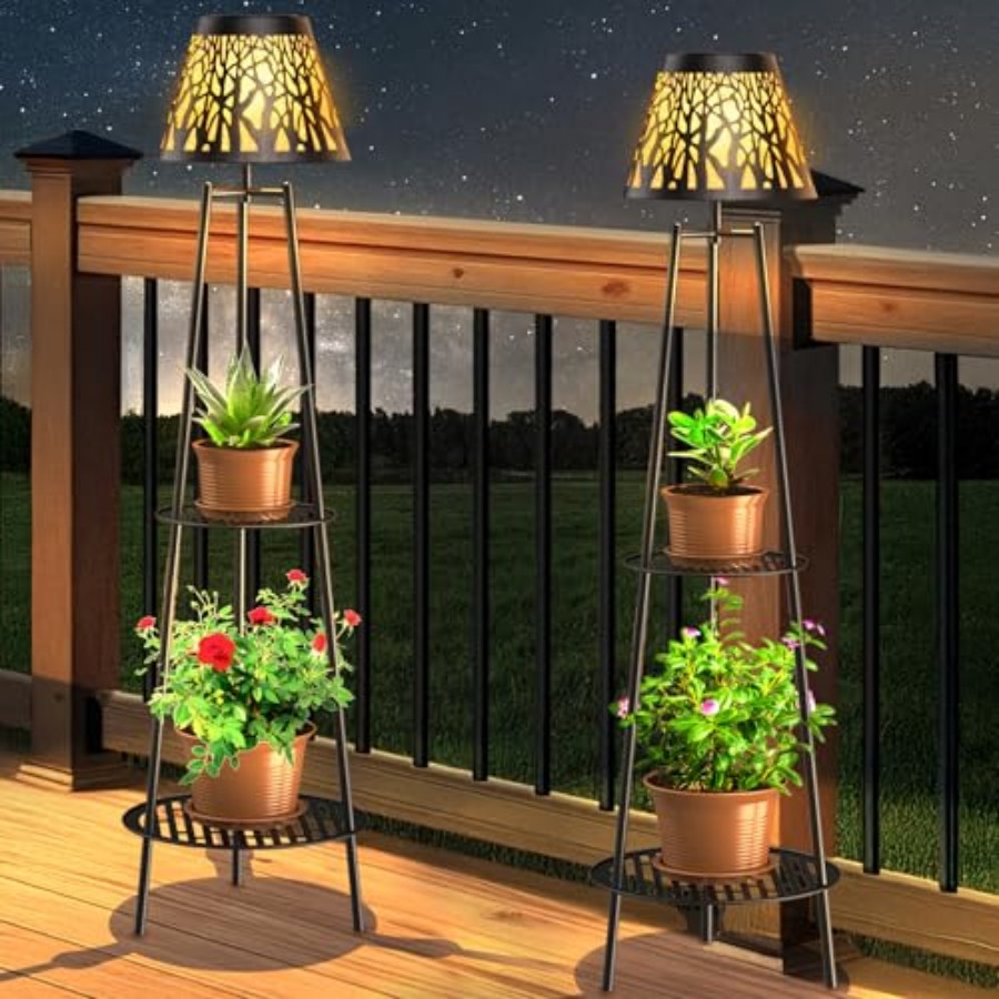 Zestaw 2 zewnętrznych solarnyc – Solar Garden Light recenzja i cena