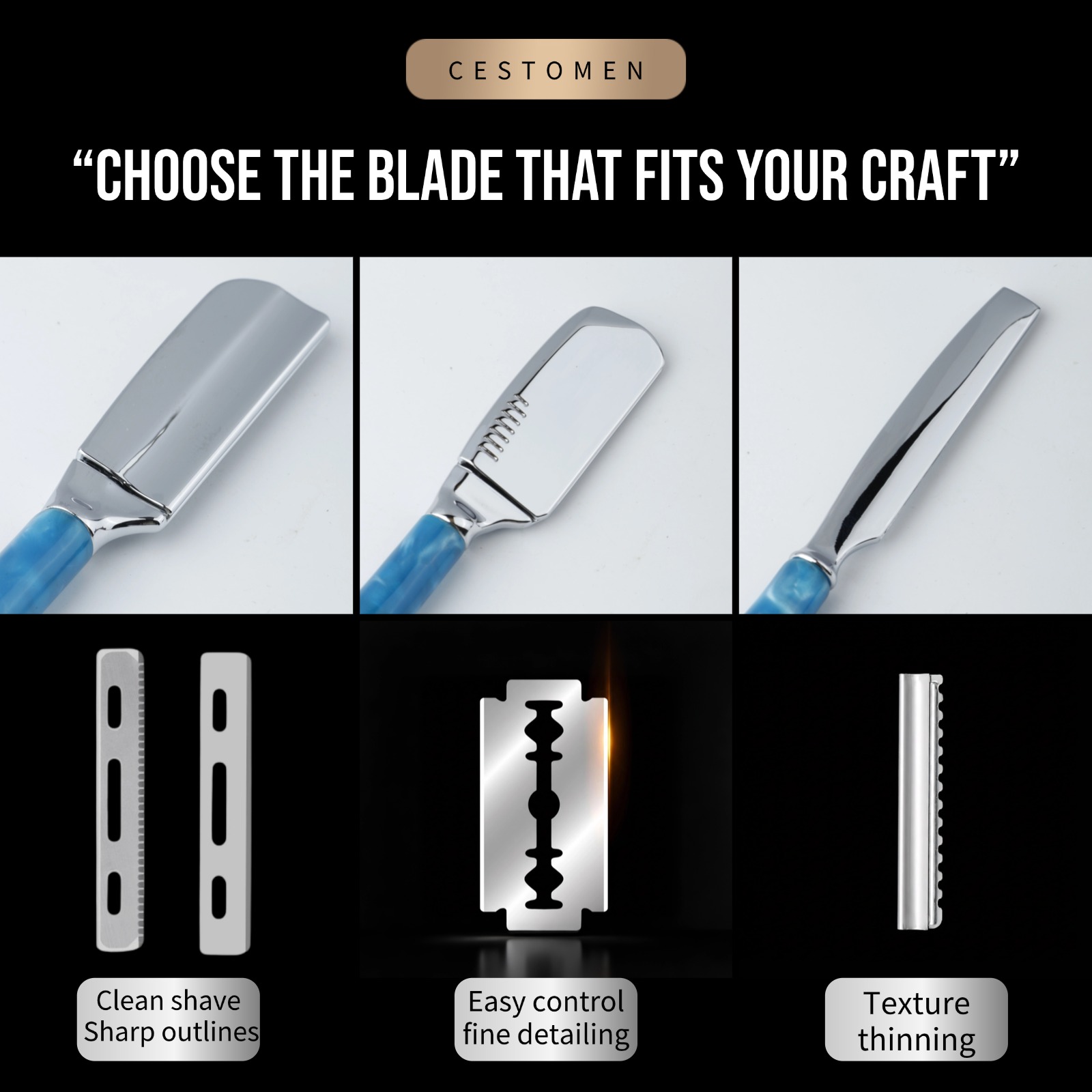 1 szt. Profesjonalna brzytwa f – Safety Razor Handle recenzja i cena