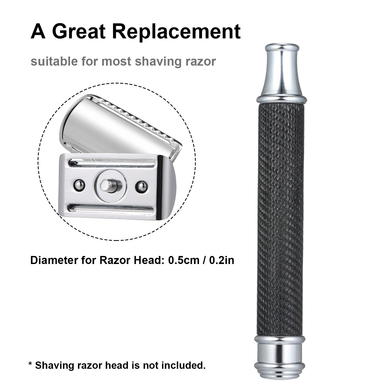 Uchwyt do golenia ze stali nie – Safety Razor Handle recenzja i cena