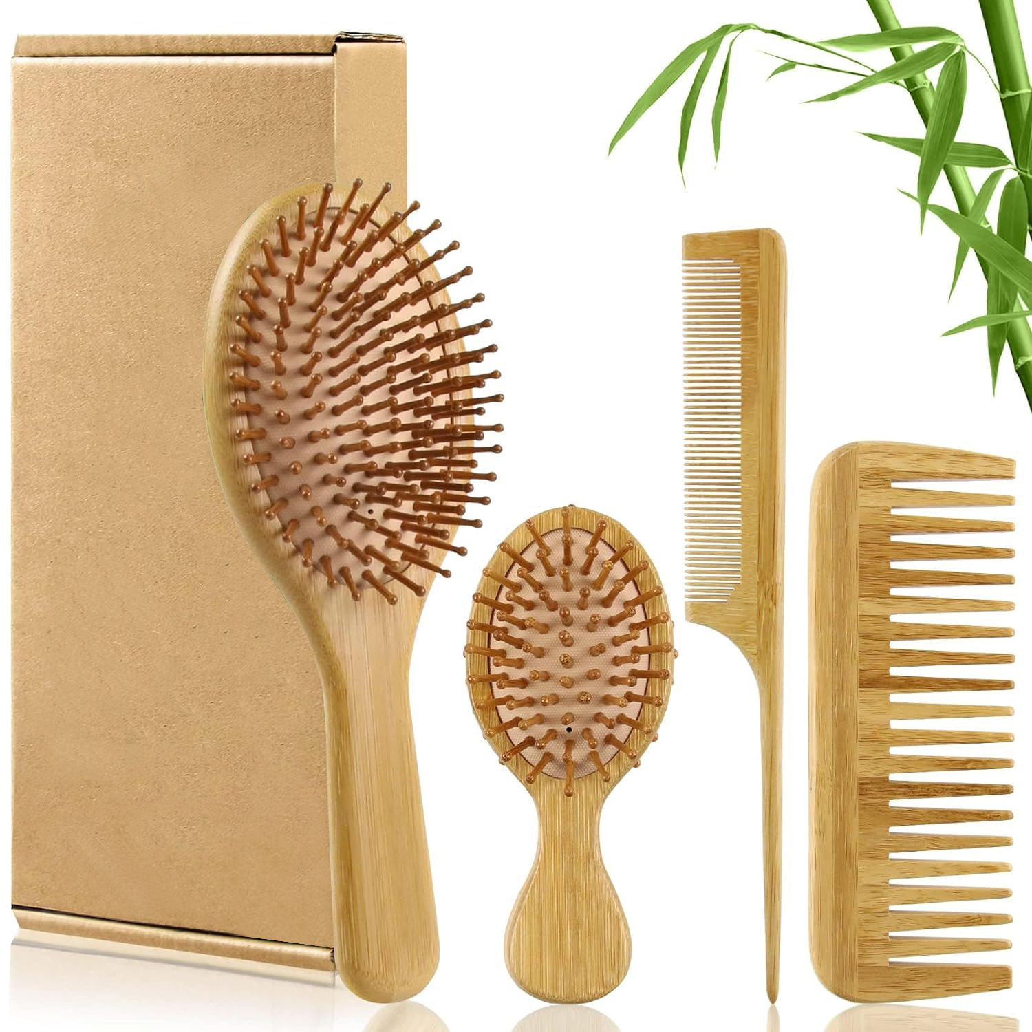 Zestaw szczotek i grzebieni z  – Bamboo Toothbrush recenzja i cena