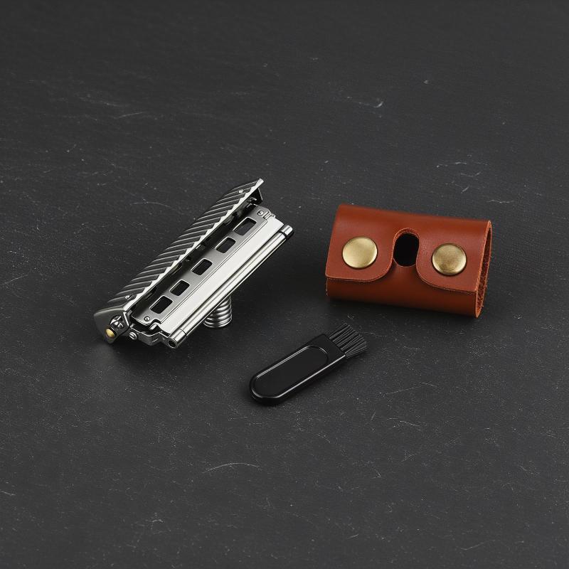 Matowa czarna maszynka do gole – Safety Razor Handle recenzja i cena