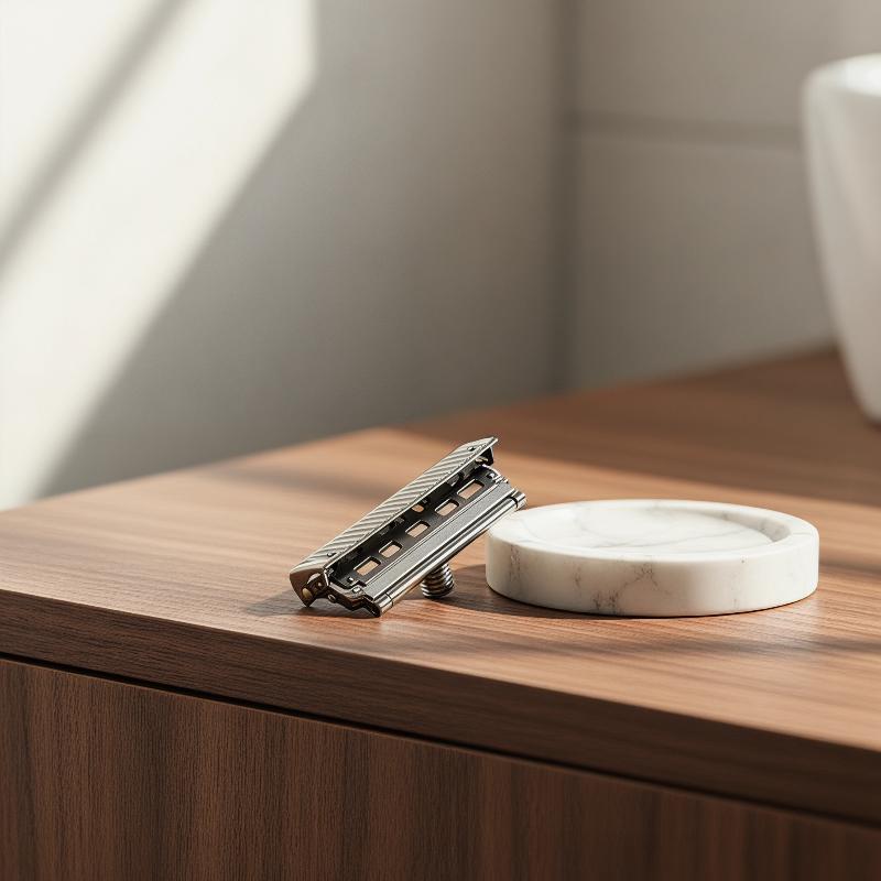 Matowa czarna maszynka do gole – Safety Razor Handle recenzja i cena