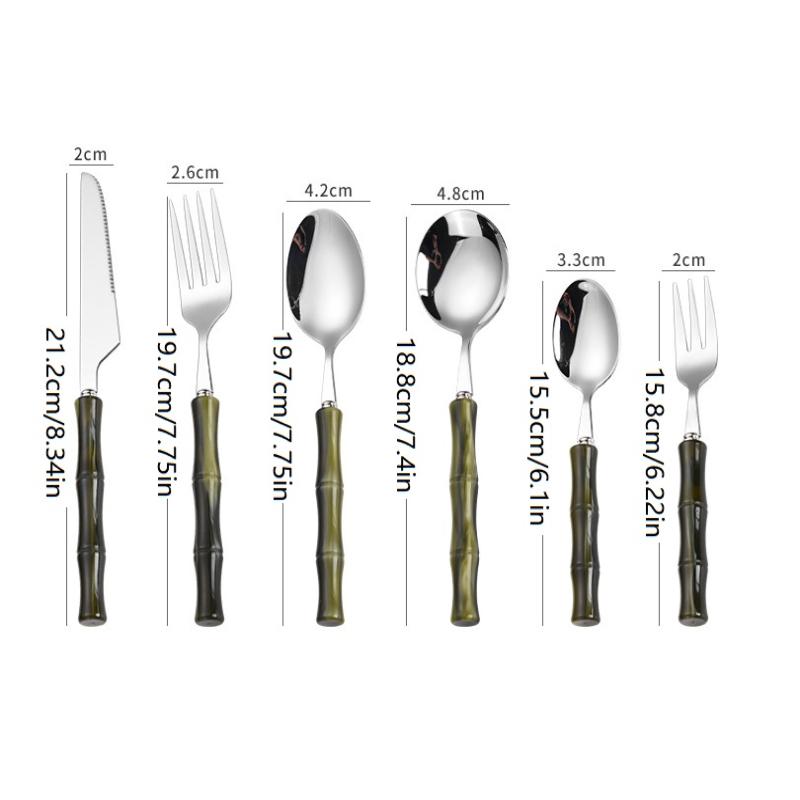 Sztućce z bambusową rączką, ak – Bamboo Cutlery recenzja i cena